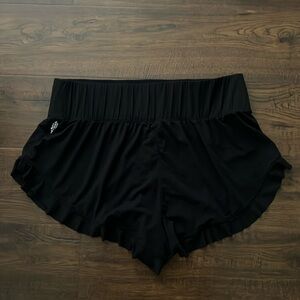 FP Movement Black Ruffle Shorts Large